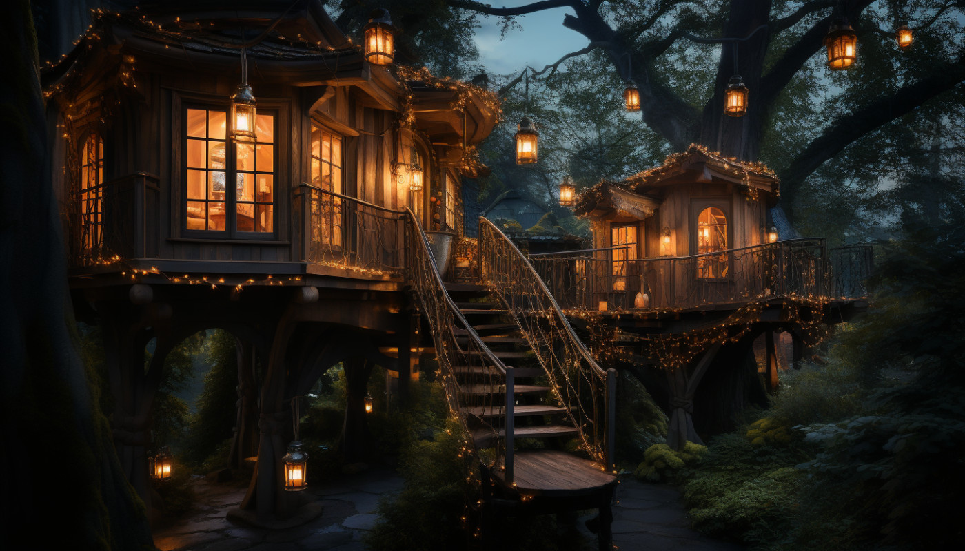 Casas del árbol, noches mágicas